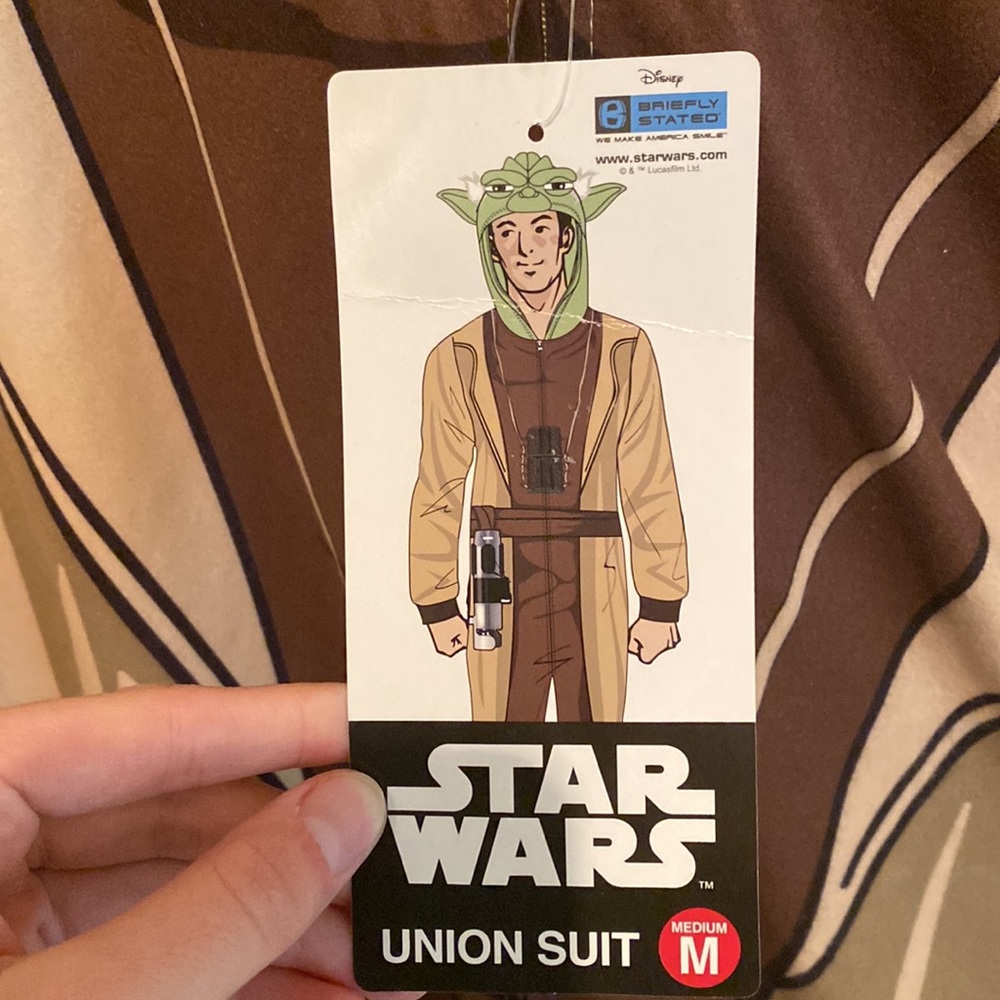 Unisex Adult Yoda Onesie Costume - Picture 2 of 10